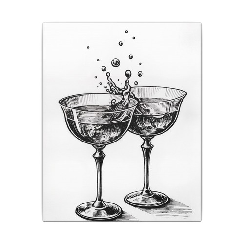 Bicchieri cocktail stampa - bicchieri,