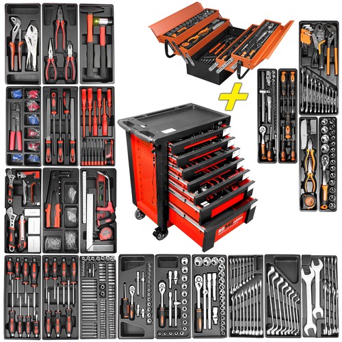 Carrello officina 542 pezzi - carrello,
